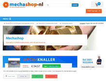Tablet Screenshot of mechashop.nl